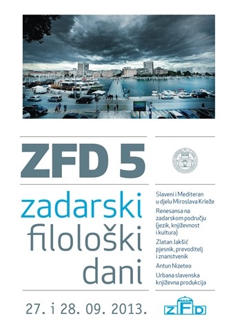  Znanstveni skup "Zadarski filološki dani V"